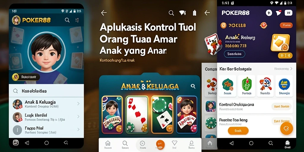Tampilan antarmuka POKER88 yang sederhana dan intuitif.