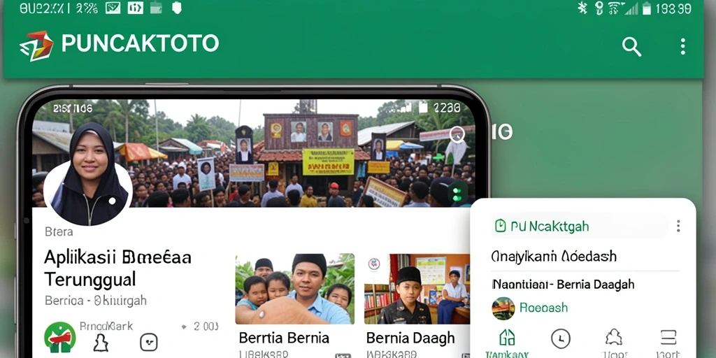Tampilan antarmuka PUNCAKTOTO yang menarik dan informatif.