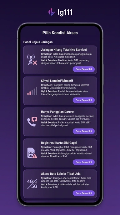 Tampilan link alternatif lg111